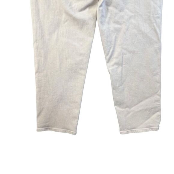 Athleta Women's Size 8 Beige neutral Flex Straight Cropped High Rise Jeans - Picture 12 of 16